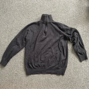 Zara Gray Men’s Quarter Zip Sweatshirt